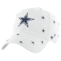Women's Dallas Cowboys '47 White Confetti Clean Up Adjustable Hat