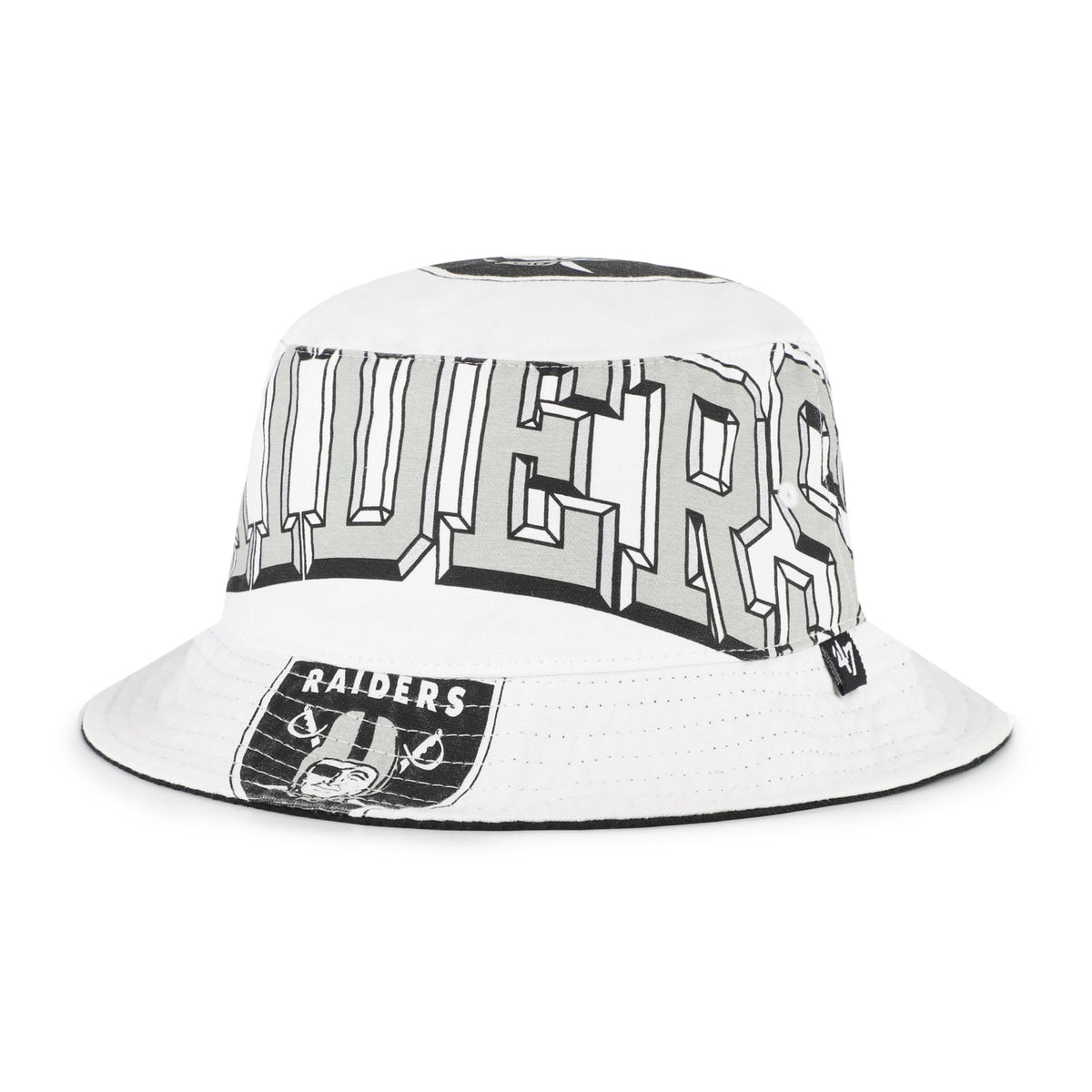 Women's Las Vegas Raiders  '47 White Energize Bucket Hat