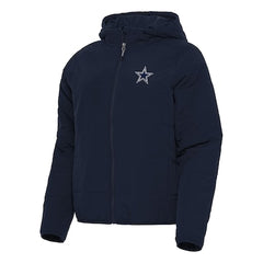 Women's Dallas Cowboys  Antigua Navy  Universe Full-Zip Hoodie Jacket