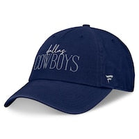 Women's Dallas Cowboys Fanatics Navy Fundamentals Review Adjustable Hat