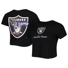 Women's Las Vegas Raiders New Era Black Historic Champs T-Shirt