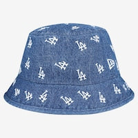Women's Los Angeles Dodgers  New Era Denim Denim Micro Bucket Hat