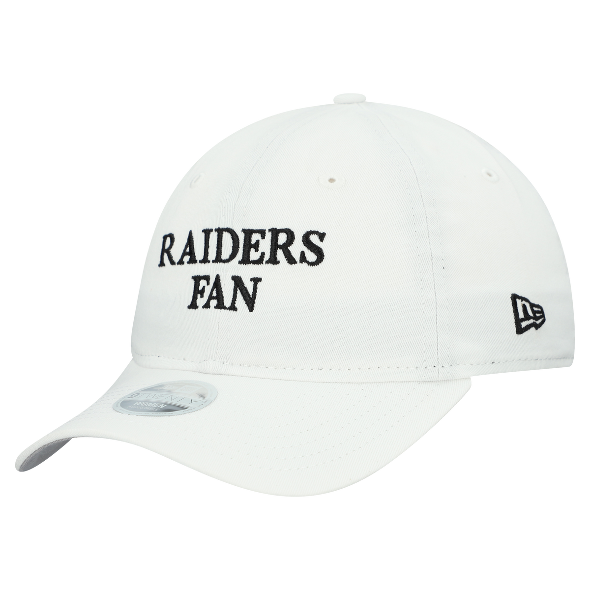 Women's Las Vegas Raiders New Era White Team Fan 9TWENTY Adjustable Hat