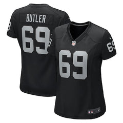 Women's Las Vegas Raiders Adam Butler Nike  Black  Game Jersey