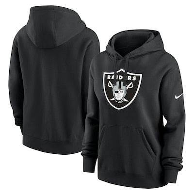 Women's Las Vegas Raiders Nike Black Club Fleece Hoodie