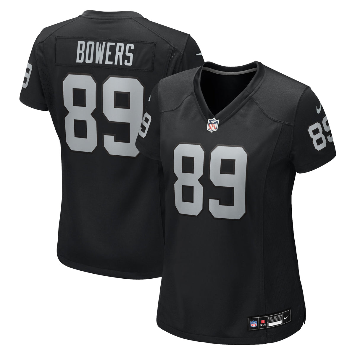 Women's Las Vegas Raiders Brock Bowers Nike  Black Team Game Jersey