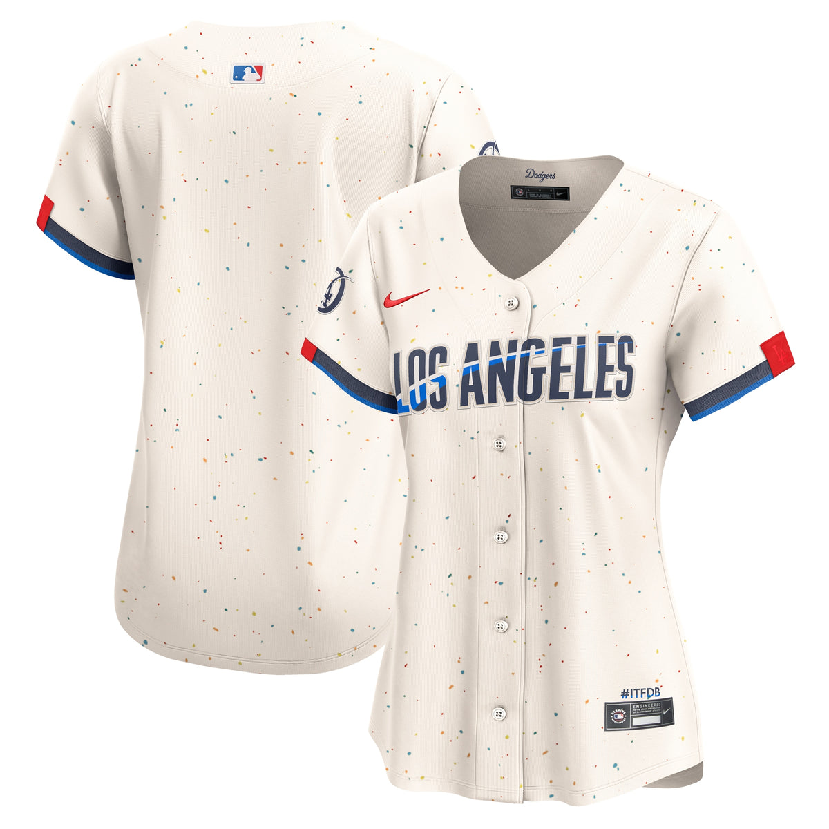 Women's Los Angeles Dodgers Nike Cream City Connect Limited Jersey