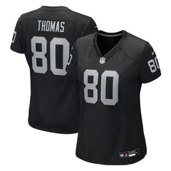 Women's Las Vegas Raiders Ian Thomas Nike  Black Team Game Jersey