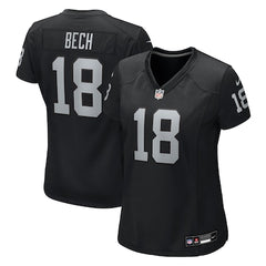 Women's Las Vegas Raiders Jack Bech Nike  Black Team Game Jersey