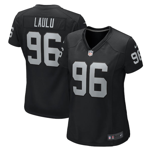 Women's Las Vegas Raiders Jonah Laulu Nike  Black  Game Jersey