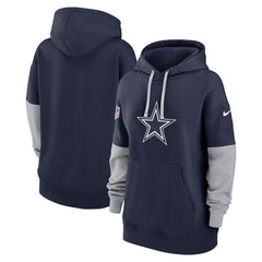 Women's Dallas Cowboys Nike Navy Sideline Essential Hoodie