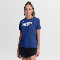 Women's Los Angeles Dodgers Nike Royal Wordmark T-Shirt