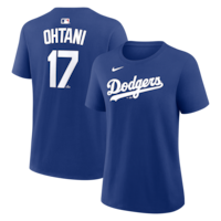 Women's Los Angeles Dodgers Shohei Ohtani Nike Royal Name & Number T-Shirt