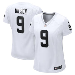 Women's Las Vegas Raiders Tyree Wilson Nike  White  Game Jersey