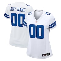 Women's Nike White Dallas Cowboys Custom Game Jersey