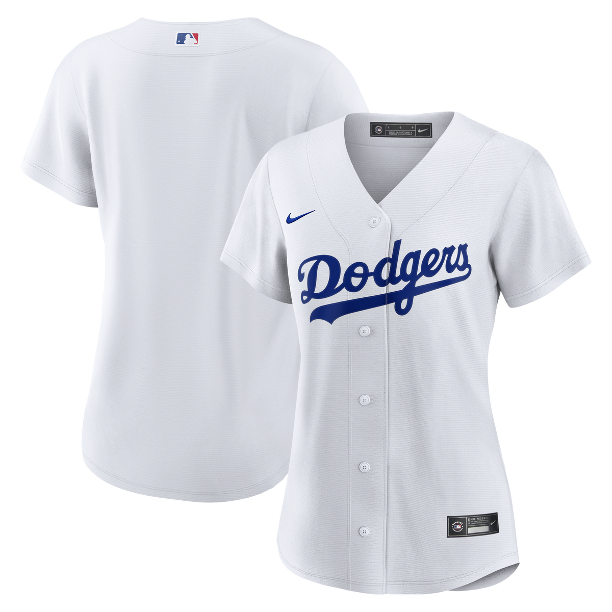 Women's Los Angeles Dodgers  Nike White Home Replica Jersey