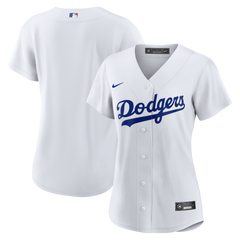Women's Los Angeles Dodgers  Nike White Home Replica Jersey
