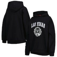 Women's Las Vegas Raiders Tommy Hilfiger Black Becca Drop Shoulder Pullover Hoodie