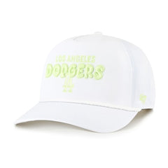 '47  Los Angeles Dodgers Women's White Bright Side Adjustable Hitch Hat