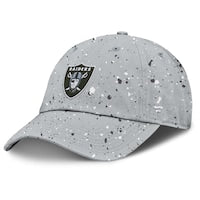 Women's Las Vegas Raiders  Fanatics Gray Snow Day Unstructured Adjustable