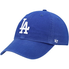 Youth Los Angeles Dodgers '47 Royal Team Logo Clean Up Adjustable Hat