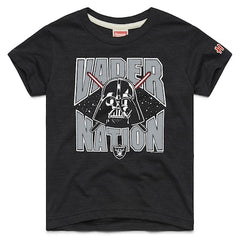 Youth Las Vegas Raiders Homage Black Star Wars x NFL Tri-Blend T-Shirt