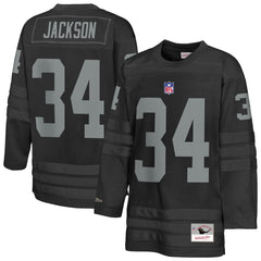 Youth Las Vegas Raiders Bo Jackson Mitchell & Ness Black Hockey Fashion Jersey