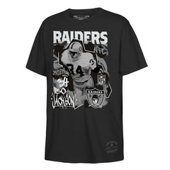 Youth Las Vegas Raiders Bo Jackson Mitchell & Ness Black Star Player T-Shirt