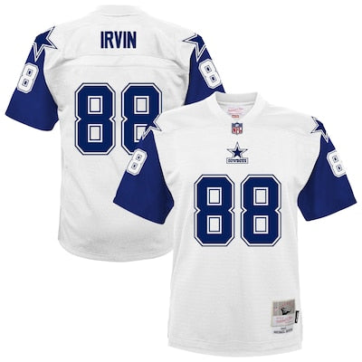 Youth Dallas Cowboys Michael Irvin Mitchell & Ness White 1994 Alternate Legacy Jersey