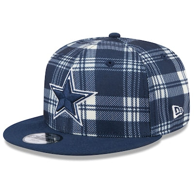 Youth Dallas Cowboys New Era Navy 2024 Sideline Statement 9FIFTY Snapback Hat