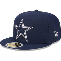 Youth Dallas Cowboys New Era Navy  Main 59FIFTY Fitted Hat