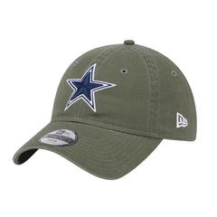 Youth Dallas Cowboys New Era Olive Main 9TWENTY Adjustable Hat
