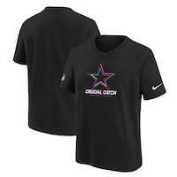 Youth Dallas Cowboys  Nike Black 2024 NFL Crucial Catch T-Shirt
