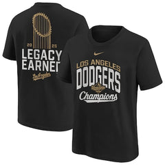 Youth Los Angeles Dodgers  Nike Black 2026 Gold Collection Legacy Earned T-Shirt