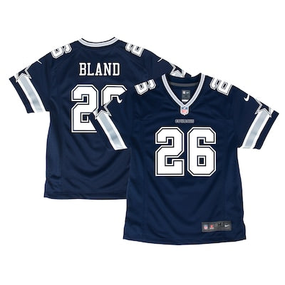 Youth Dallas Cowboys DaRon Bland Nike Navy Game Jersey