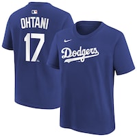 Youth Los Angeles Dodgers Shohei Ohtani Nike Royal Name & Number T-Shirt