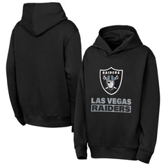 Youth Las Vegas Raiders  Outerstuff Black Back to Basics Hoodie