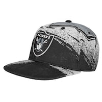 Youth Las Vegas Raiders  Outerstuff Black Make Noise Adjustable Hat