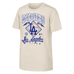 Youth Los Angeles Dodgers  Outerstuff Natural Triple Hit T-Shirt